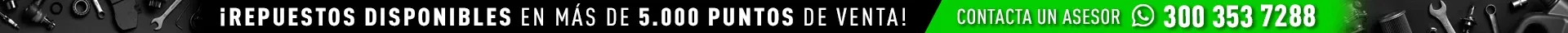 ¡Repuestos disponibles en más de 5000 puntos de venta!