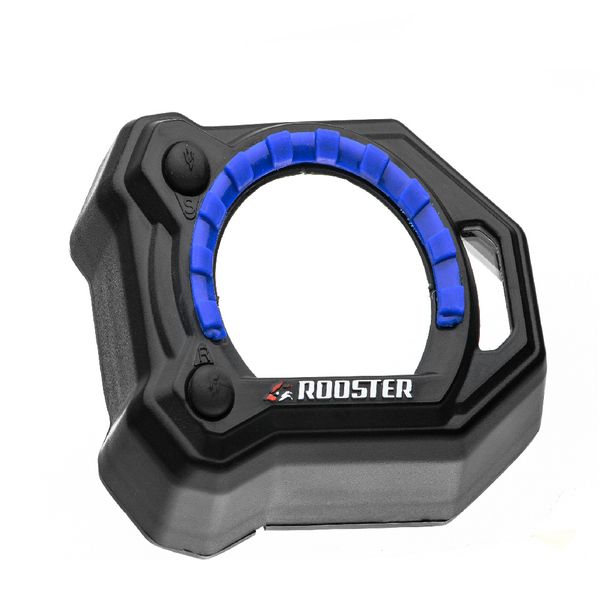 PROTECTOR DE TABLERO SCOOTER BWS FI LENTE TRANSPARENTE BISEL AZUL