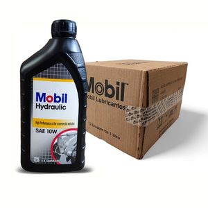 Aceite Mobil Hidráulico 10W Caja x 12 L