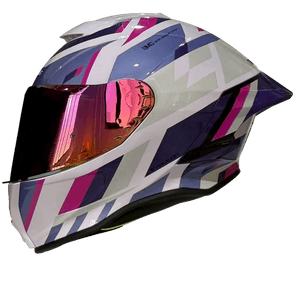 CASCO XTRONG 820 MANJA BLANCO MORADO