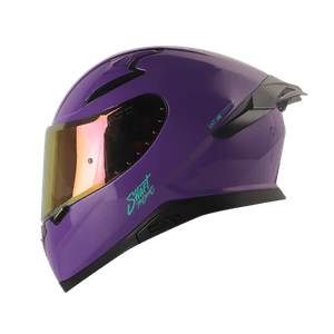 CASCO INTEGRAL SHAFT PRO SOLID MORADO TURQUESA