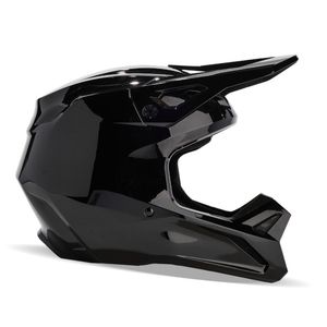 CASCO FOX V1 SOLID [NEGRO BRILLANTE]