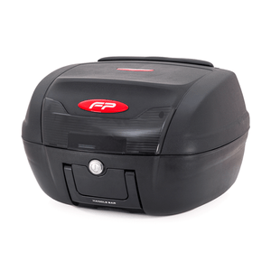 Maletero nucleon negro para moto / un casco