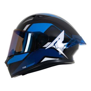 CASCO RAIDER NEGRO AZUL