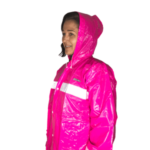 Impermeable PVC Talla L | 2 Piezas | Rosado | XR-2325 - SKU 9362