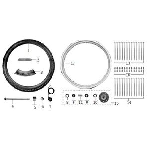 RODAMIENTO BOLAS 6301-2RS  RUEDA DELANTERA ENDURO MRX 125-2021