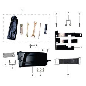 CAJA HERRAMIENTAS ENDURO MRX 125-2021