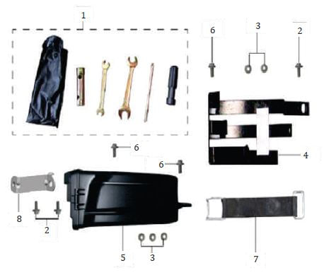 CAJA HERRAMIENTAS ENDURO MRX 125-2021