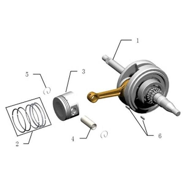 CUÑA CIGÜEÑAL-PISTON ZS 125