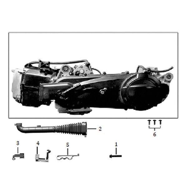 GUÍA CABLE ACELERADOR COMPLEMENTOS MOTOR ZS 125