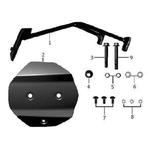 SOPORTE GUARDABARRO TRASERO ZS 125
