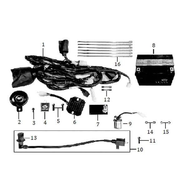 INSTALACIÓN ELECTRICA ZS 125