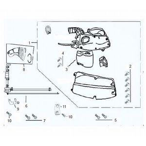 FILTRO AIRE SCOOTER VICTORY LIFE