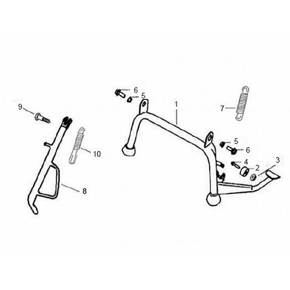 TORNILLO 6X28 GATO CENTRAL-GATO LATERAL SCOOTER VICTORY LIFE