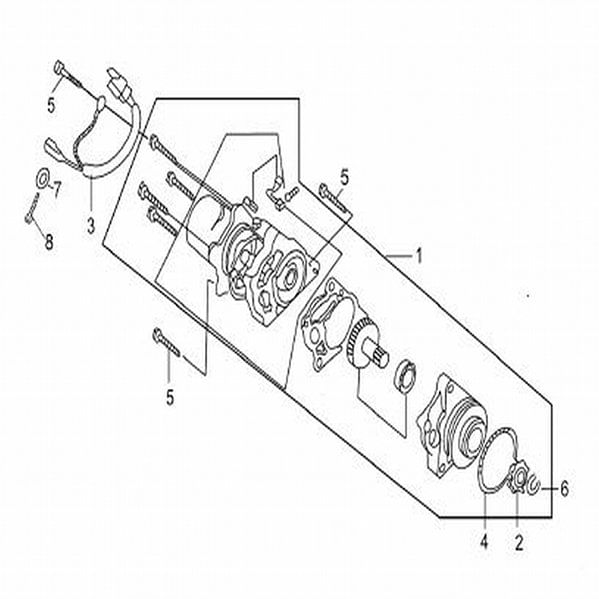 PIÑÓN MOTOR ARRANQUE ADVANCE- FLOW- ONE ST- VICTORY ONE