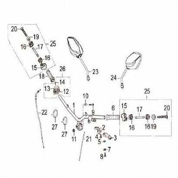 SET BUJE MANUBRIO  ADVANCE- FLOW