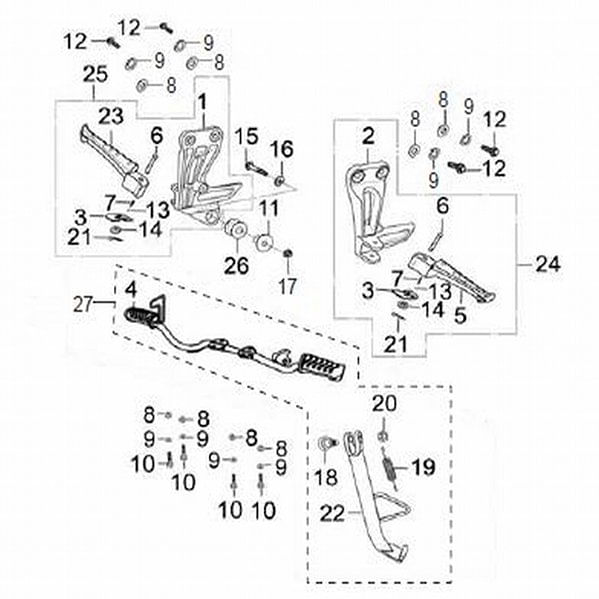 BUJE SOPORTE REPOSAPIE  ADVANCE- FLOW