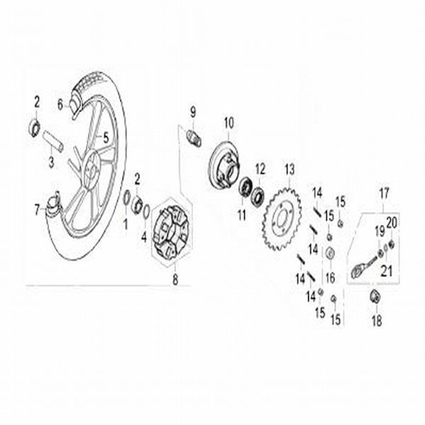 LLANTA TRASERA 275-17-P257-TT  ADVANCE- FLOW- UNI-K- VICTORY ONE