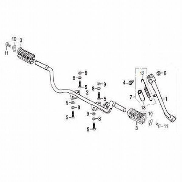 TORNILLO 8X16 REPOSAPIE CONDUCTOR-GATO LATERAL VICTORY ONE- ONE ST