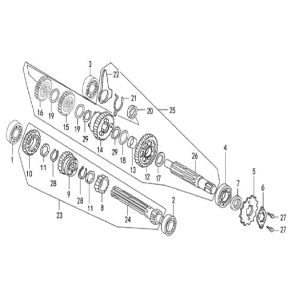 RODAMIENTO BOLAS 6203  ADVANCE- FLOW- ONE ST