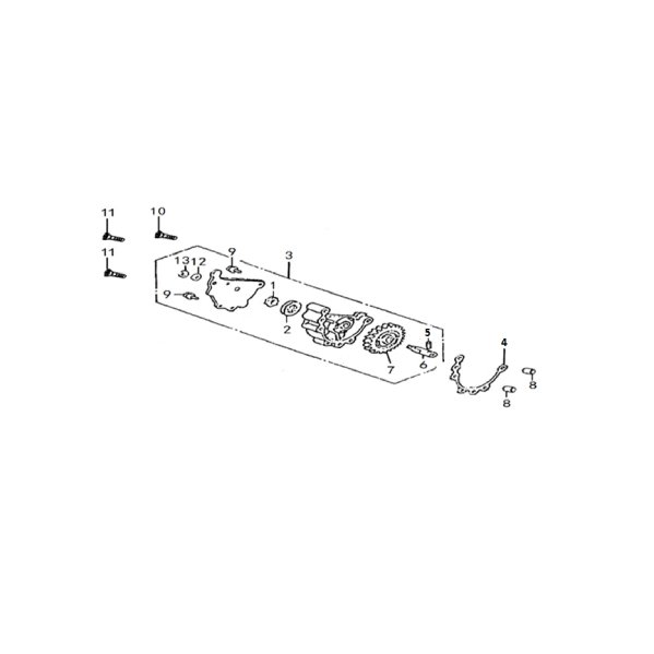 ROTOR INTERNO BOMBA ACEITE  MACH 110- ONE ST