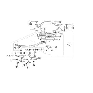 VELOCÍMETRO  MACH 110- ONE ST
