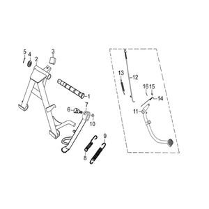 RESORTE GATO LATERAL  MACH 110- ONE ST