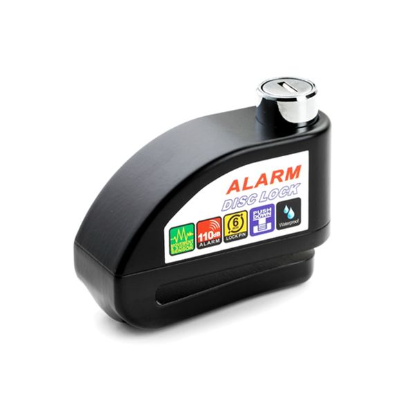 Candado Freno Disco Con Alarma 125db Para Motos Nuevos – Ventas Electrónicas