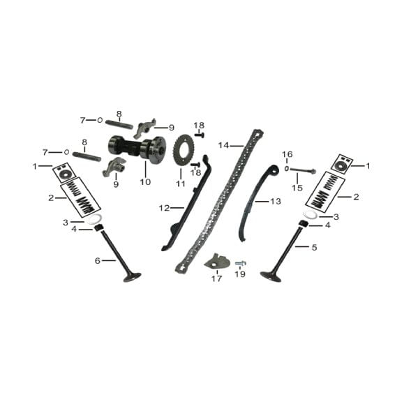 GUIA CADENILLA LADO TENSOR STREET VICTORY BOMBER 150