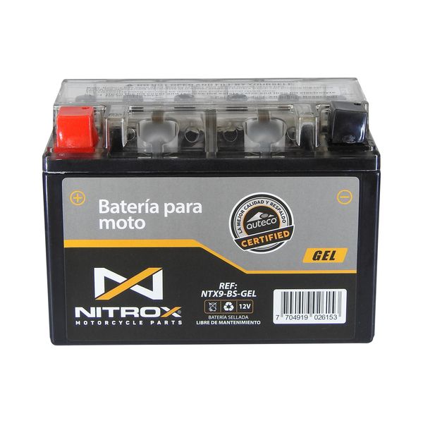 Batería Kymco mxu250 l6 año 2005 Nitro ytx12-bs gel 