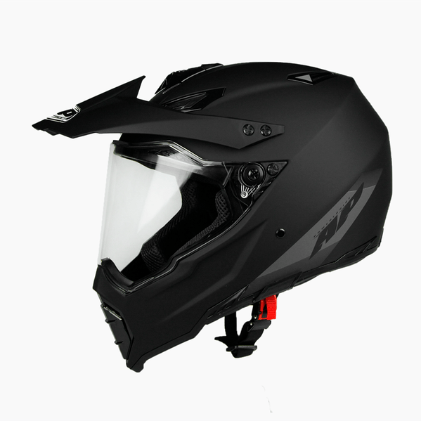 suizo interior abrazo Casco Doble Propósito AP28 Solid Negro Mate Para Moto - Auteco Mobility