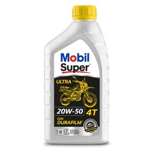 Aceite Mobil Super 4T Ultra con Durafilm 20W-50