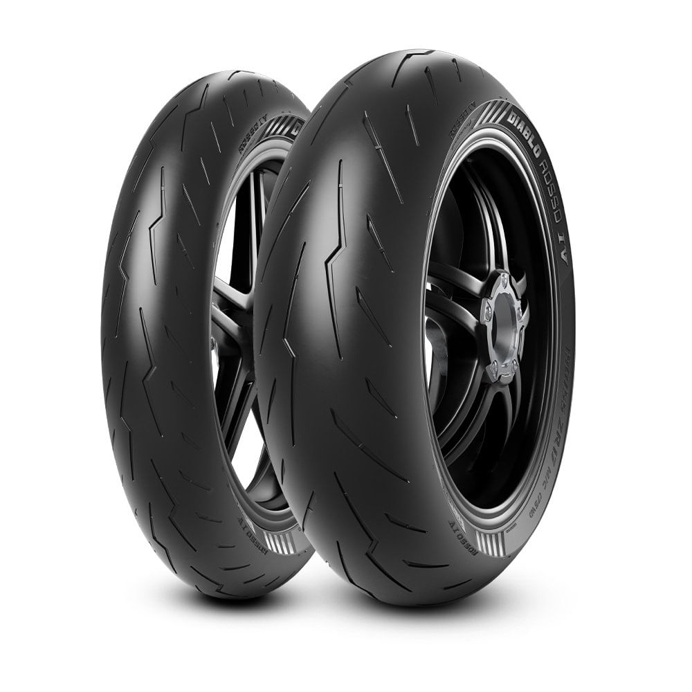 LLANTA PIRELLI 180/55-17 DIABLO ROSSO 4 TRASERA