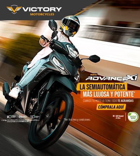 Moto semiautomática - Moto fácil de manejar - Victory Advance X1