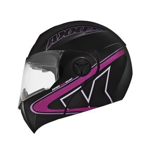 CASCO AXXES ABAT LEV NEGRO MOR BRILLO