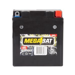 BATERÍA MEGABAT 12V GEL ACTIV- FLOW- KYMCO TRACK- MRX- ONE- UNI-K- VICTORY ONE