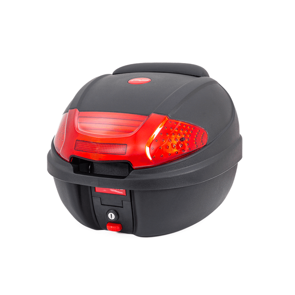 Maletero Case Rojo Para Moto / Un Casco